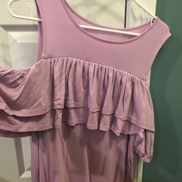 Falls Creek Tops - Women’s Cold Shoulder Blouse. Large. Lavender